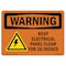 Signmission OSHA Warning Sign, 18" Height, 24" Width, Rigid Plastic, Keep Electrical Panel Clear, Landscape OS-WS-P-1824-L-12209 - alternate 1